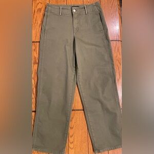 EUC Banana Republic High Rise Straight Fit Green Jeans, 28/6
